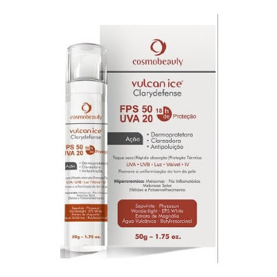 Vulcan Ice Clarydefense Protetor Solar Clareador