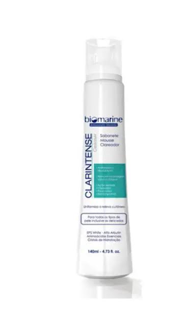 CLARINTENSE Cleanser Sabonete Mousse Clareador biomarine