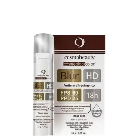 Cosmobeauty Protetor Solar 18h Blur HD FPS 60 PPD 25 50g - Bege