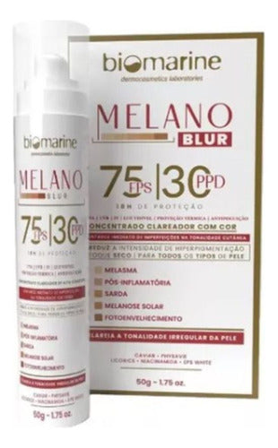 Melano Blur Fps 75 Ppd 30 - Cor choc intenso